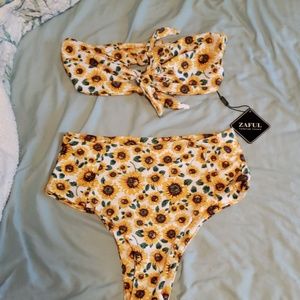 Sunflower two piece bikini set